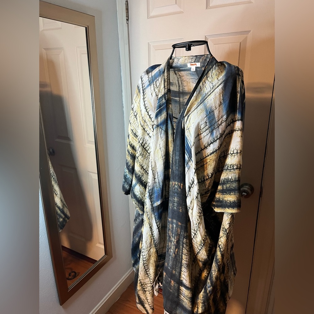 Tianello print Washable Silk “Zen” Robe